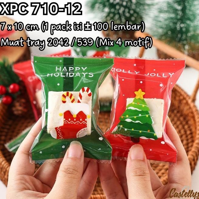 

Plastik Cookies Natal Xpc 710-12 Kue Kering Nastar Nougat Christmas