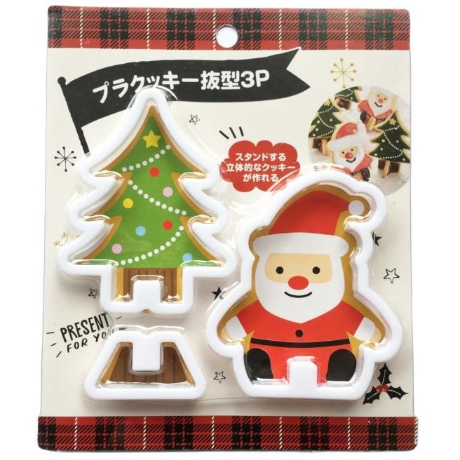 

Japanese Christmas Cookie Mold 3P