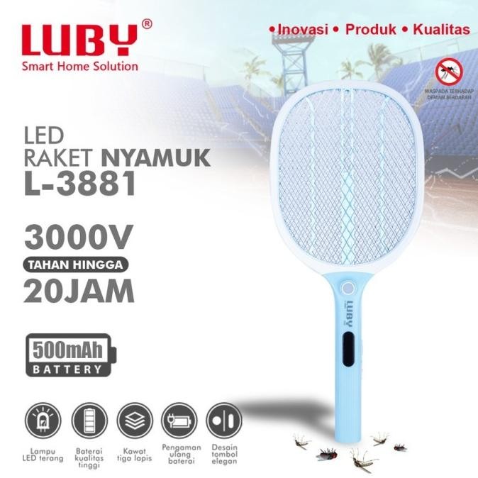 

TERSEDIA RAKET NYAMUK LISTRIK LUBY L-3881