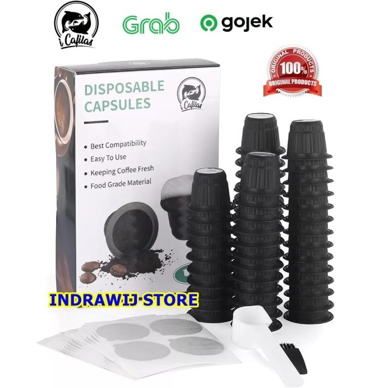 ICAFILAS NESPRESSO CAPSULE DISPOSABLE COFFEE POD KAPSUL KOPI FORSALE