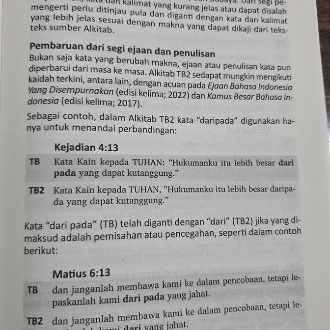 

Alkitab Besar Tb2 062 Ti Sl Huruf - Tulisan Besar Original Dan Terpercaya