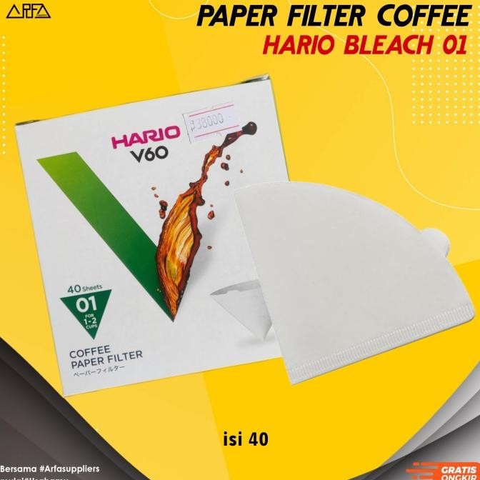 Paper Filter V60 01 Hario HEMAT