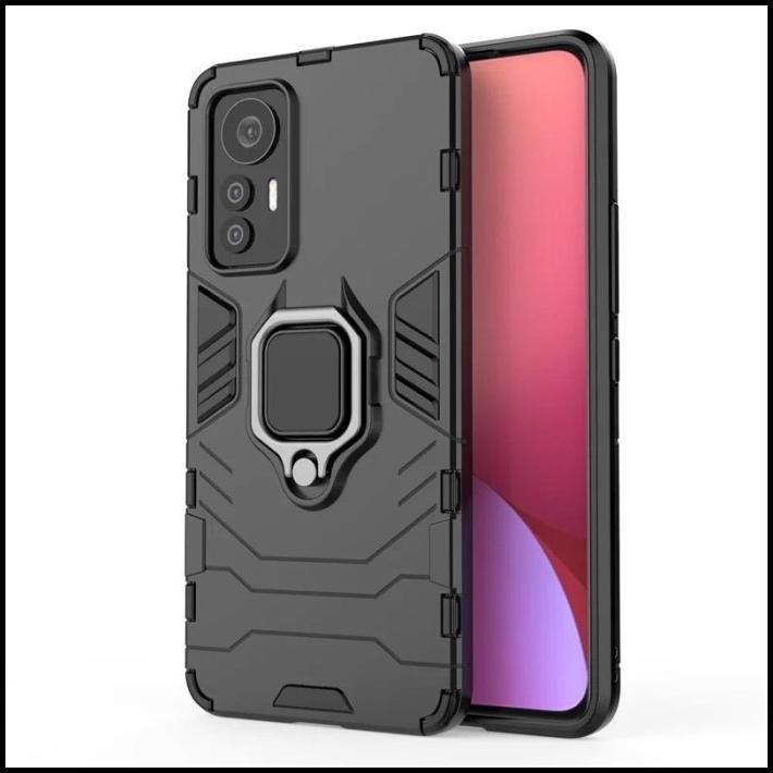 Xiaomi Mi 12 Lite Thunder Robot Casing Soft Case Ring Handphone