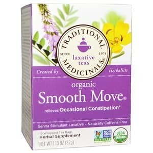 

Terbatas Traditional Medicinals Organic Smooth Move Laxative 16 Tea Bags