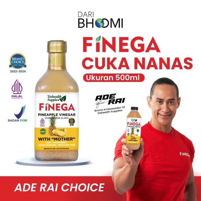 

HOT PROMO Dehealth Supplies VINEGA CUKA NANAS 500ml (Botol kaca)