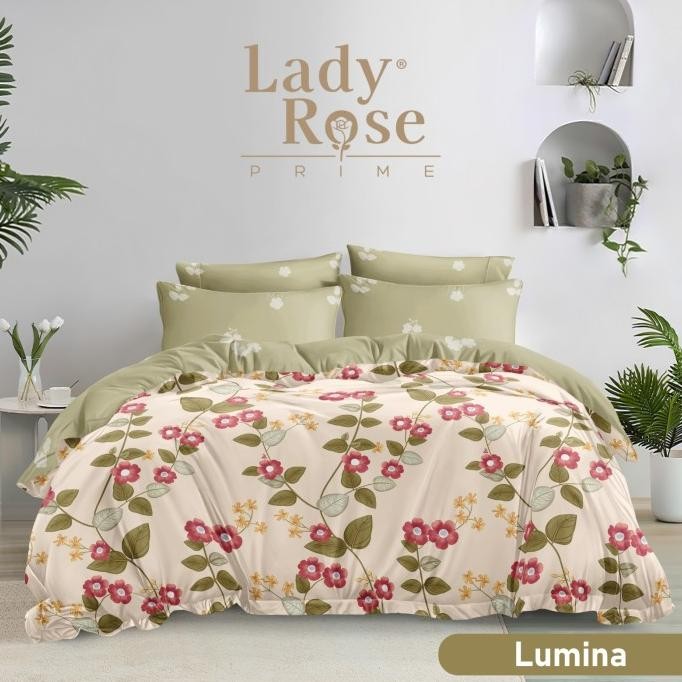 bed cover set 180x200 lady rose rumbai / set badcover ladyrose 180x200