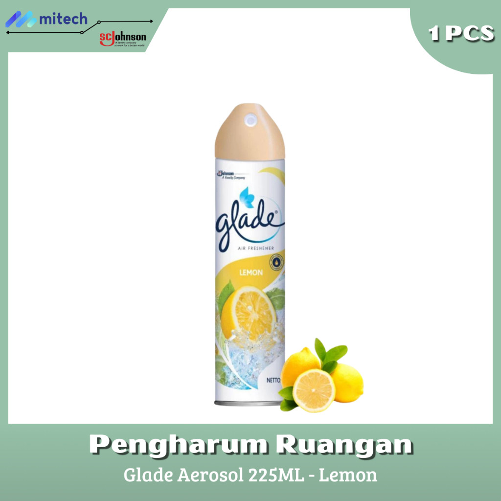 Glade Aerosol Pengharum Ruangan / Pewangi - Lemon 225ml