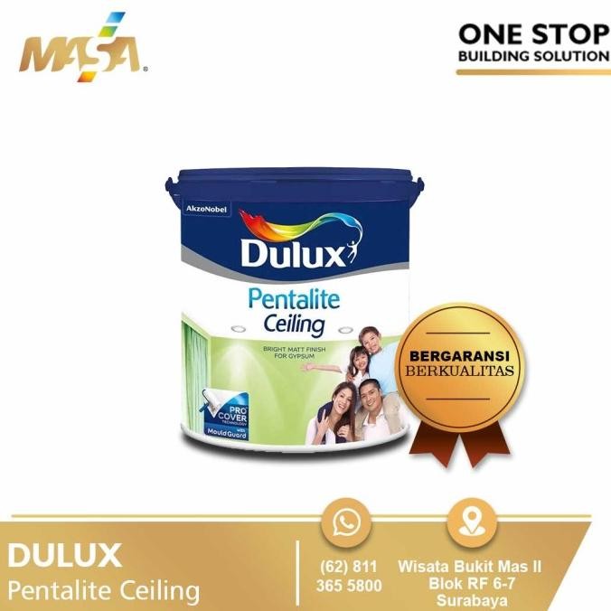 CAT PLAFON MURAH CEILING GYPSUM DULUX PENTALITE 25 KG BERKUALITAS