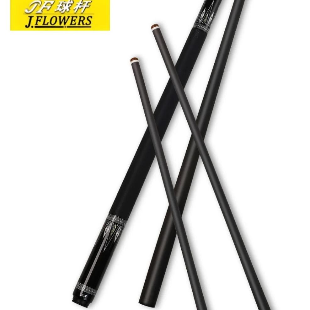 j flowers 58" tiger jf 10-22/10-23 carbon fiber energy billiard pool cue stick 12.5mm set