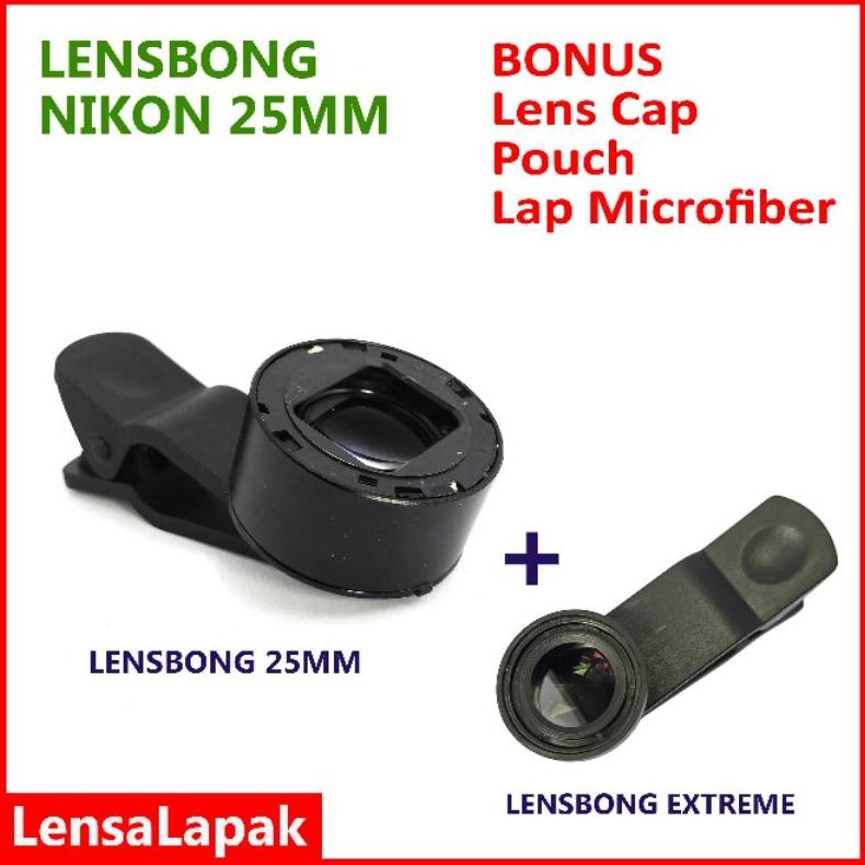Rania Lensbong Macro Nikon 25Mm Lensa Untuk Smartphone Handphone