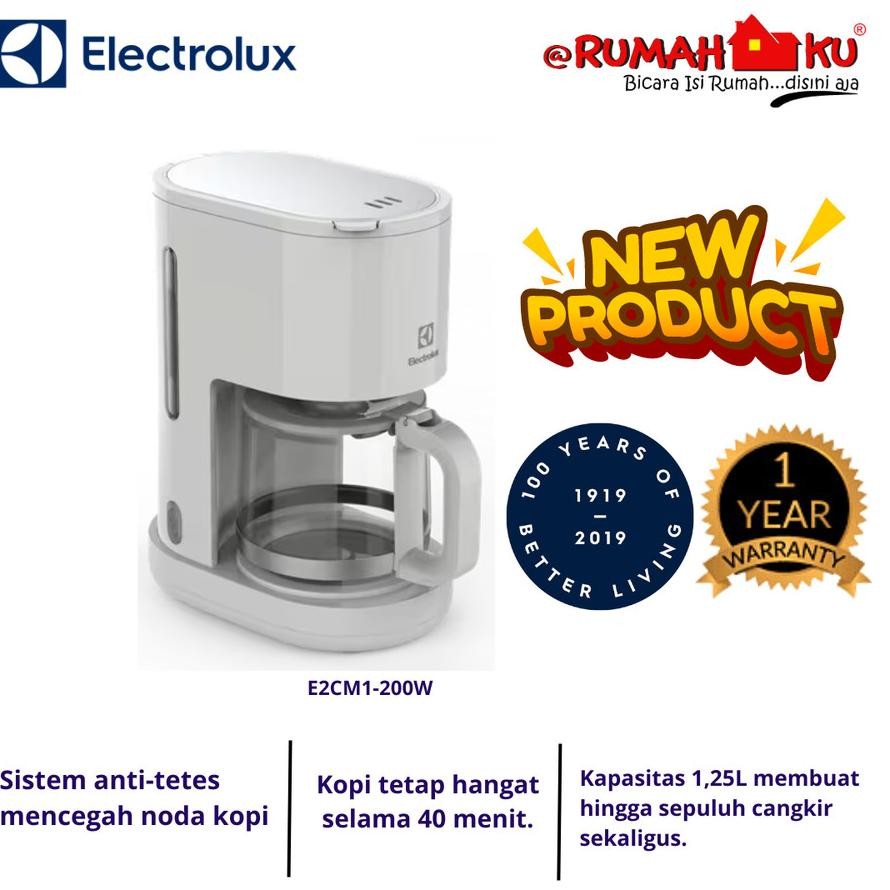 Selen Coffee Maker Electrolux E2Cm1-200W / E2Cm1 200W Mesin Coffe Portable E2 Cm1 200 W