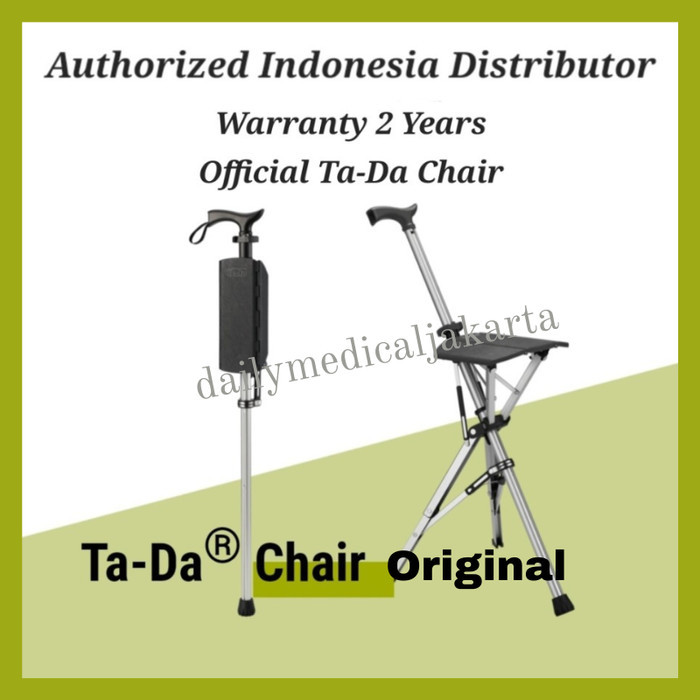 Ready Stock TadaChair Tongkat Jalan Duduk Exclusive Kursi Sholat & Travel