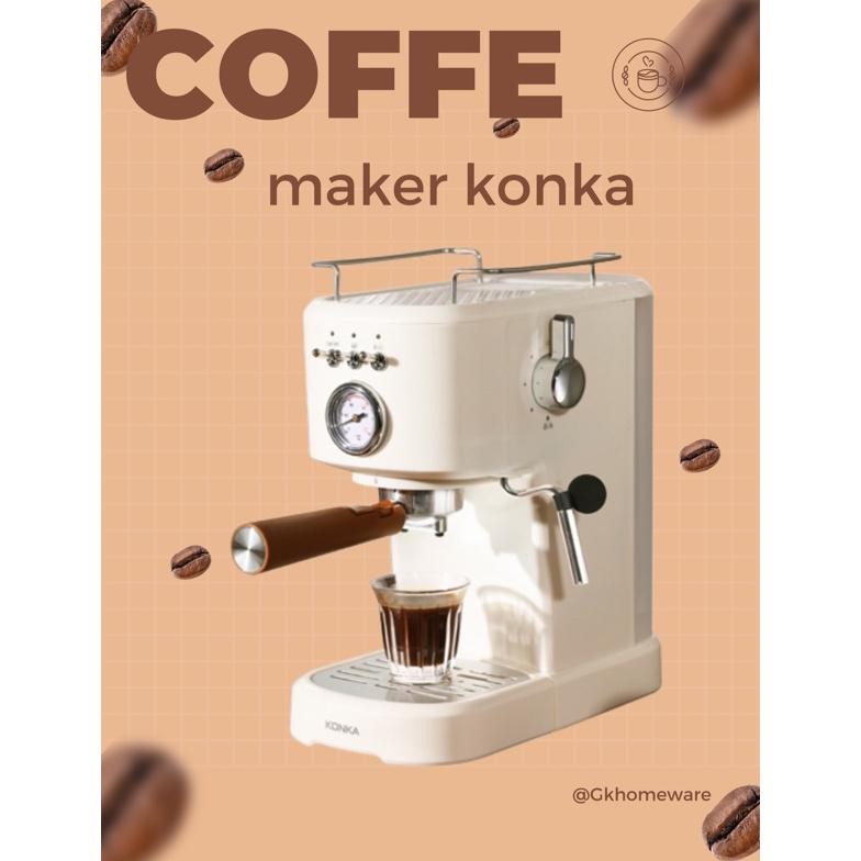 Jakala Konka Espresso Coffe Machine / Coffe Maker / Mesin Coffe Kkfj-1203Y