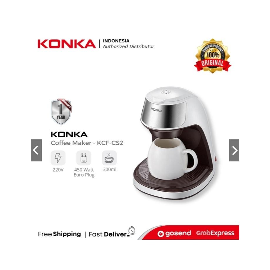 Selen Konka Coffee Maker | Alat Kopi - Kcf-Cs2(We)