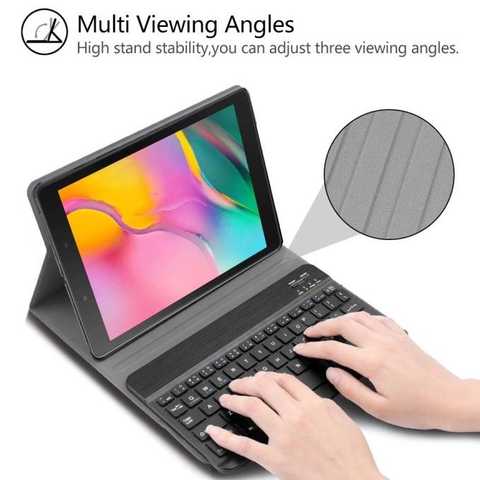 Case Samsung Galaxy Tab A 8.0 2019 P200 P205 Casing Keyboard Cover