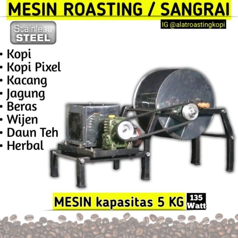 Anton Coffee Roaster Mesin Roasting Kopi Mesin Sangrai Kopi Roaster Kopi Mesin 5 Kg