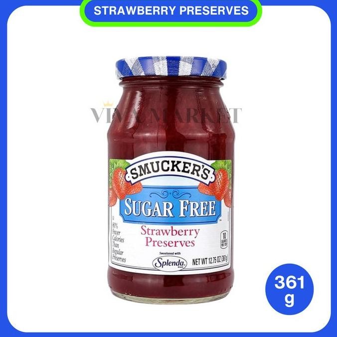 

Selai Buah Asli Smucker's Tanpa0 Gula 361g Sugar Free Original USA
