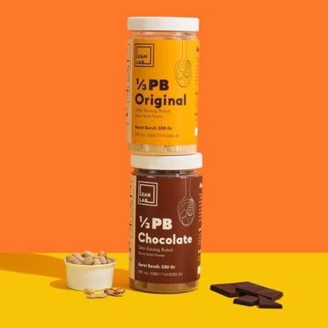 

Lean Lab Selai Kacang Bubuk Twin Pack 500 gr x 2 Peanut Butter Powder