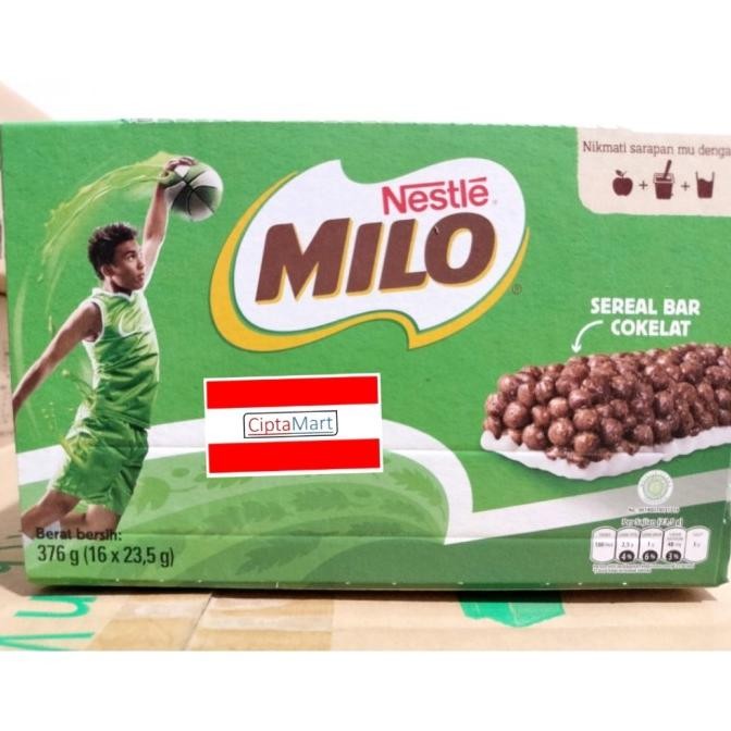 

Nestle Milo Cereal Bar 16 x 23.5 gr
