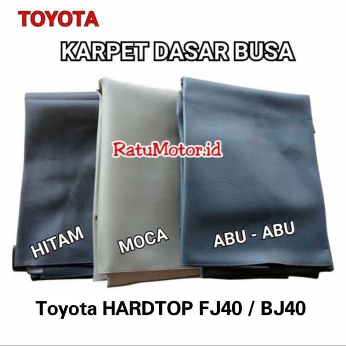 Karpet Dasar Mobil Toyota LC HARDTOP FJ40 BJ40 - Lantai Bahan Busa