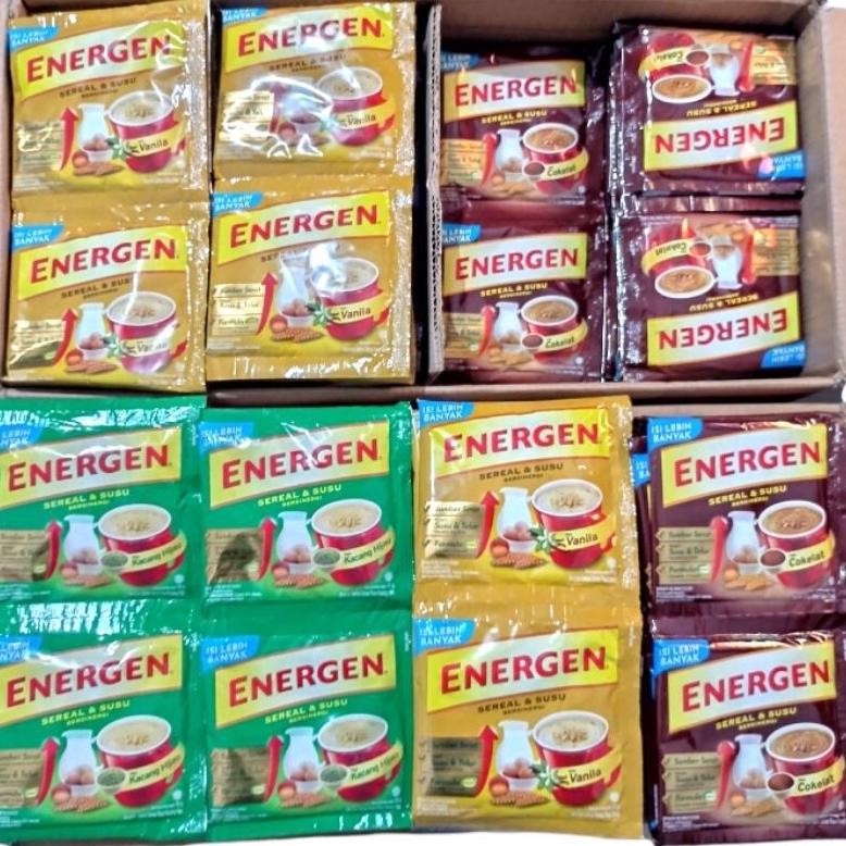 

ENERGEN COKLAT / ENERGEN VANILA / ENERGEN KACANG HIJAU SACHET