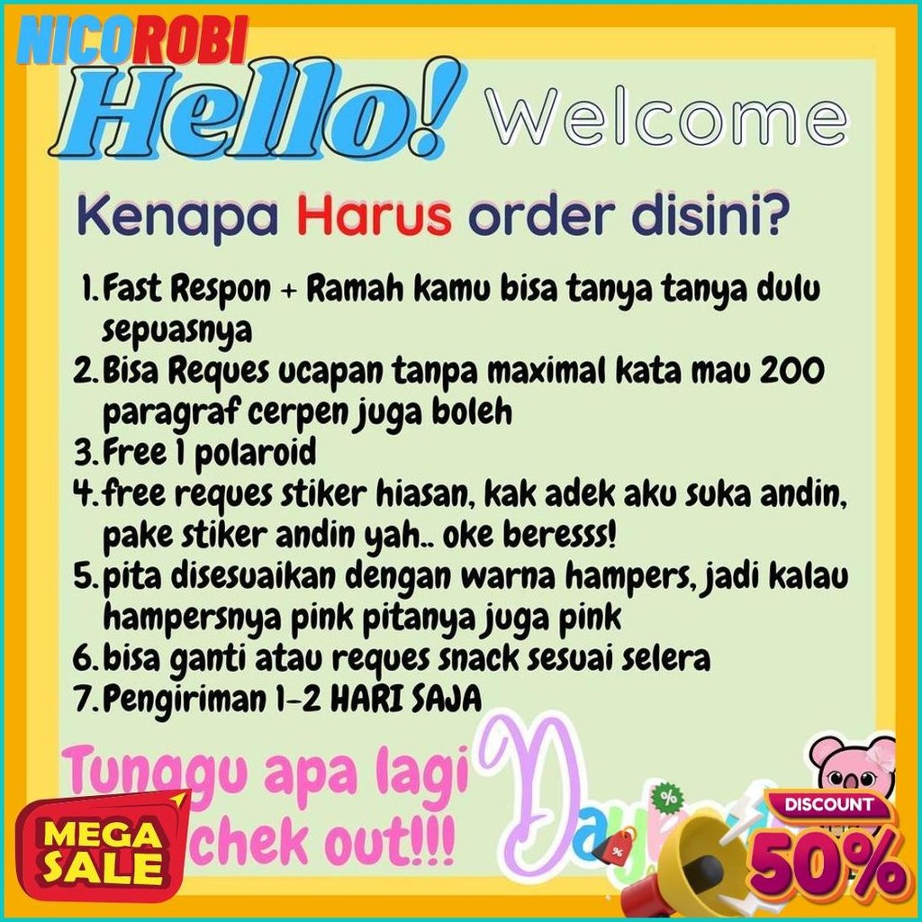 

(Kirim Hari Ini )Hampers Kado Hadiah Giftbox Murah Terjangkau Untuk Pacar Sahabat Kesayangan Teman Dll (Lagi Viral)