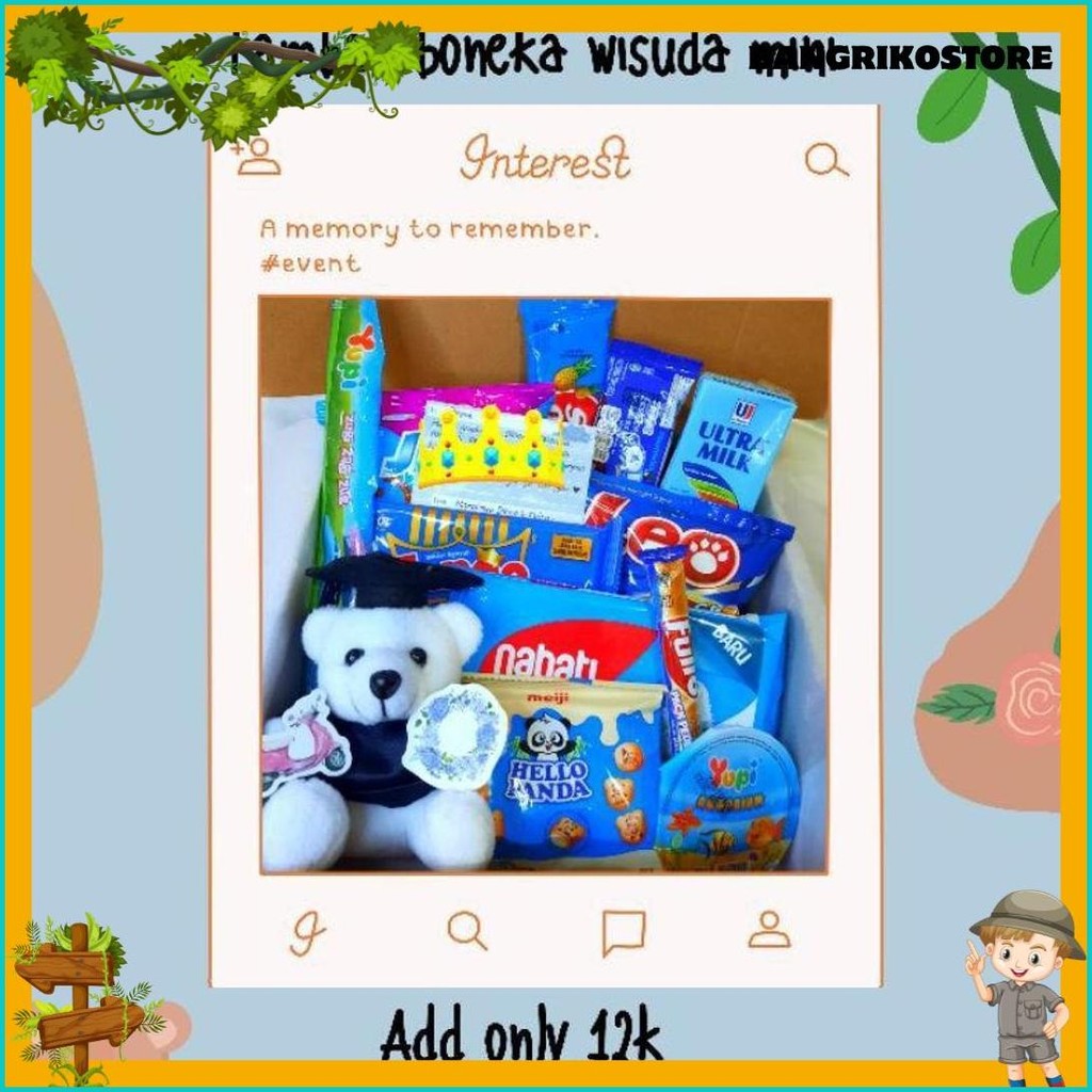 

Ready Hampers Snack Ulang Tahun / Giftbox Snack / Snackbox / Kado Wisuda / Kado Sidang / Kado Ulang Tahun (Lagi Rame)