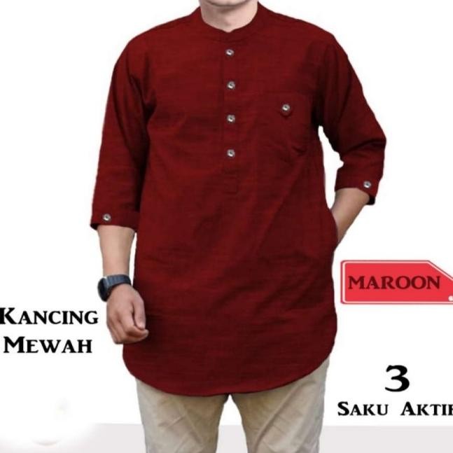 BAJU KOKO QURTA TRIKHAN SIZE M-L-XL-XXL-XXXL