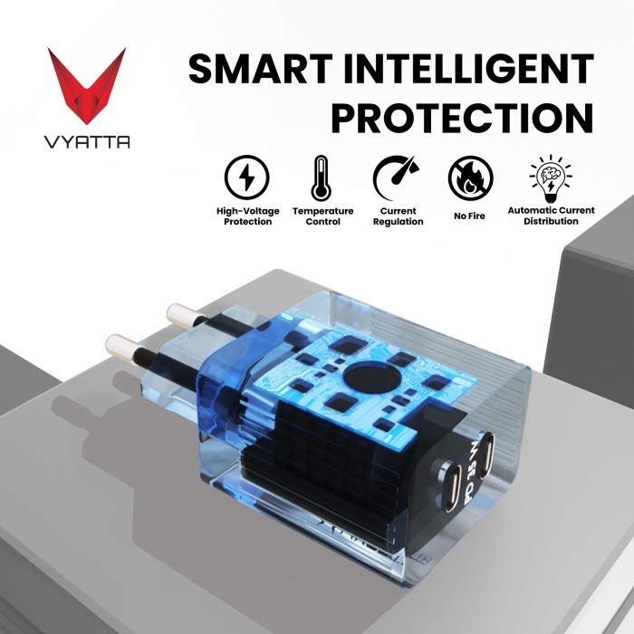 VYATTA TURBO GAN 35W FAST CHARGER PD TYPE C 14 SAMSUNG