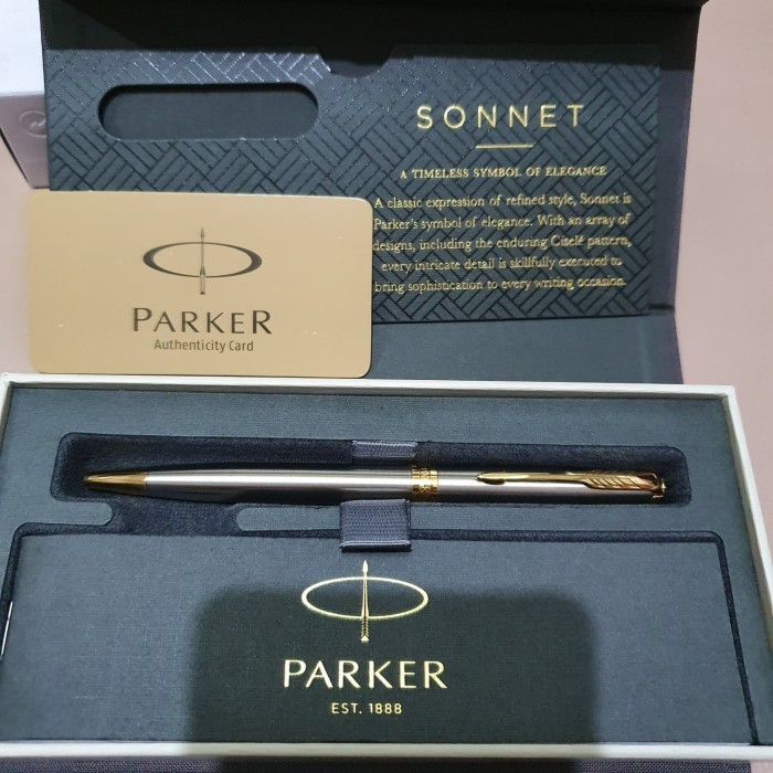 

Farizal - Pen Parker New Sonnet Ss Gt Ballpoint Tb Original