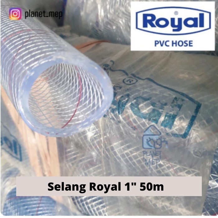 *****] ROYAL SELANG BENANG 1" INCH 50 METER