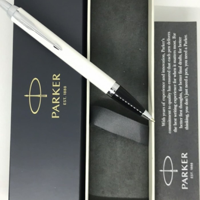 

Ready Pen Parker New IM White CT Ballpoint M.Blk TB