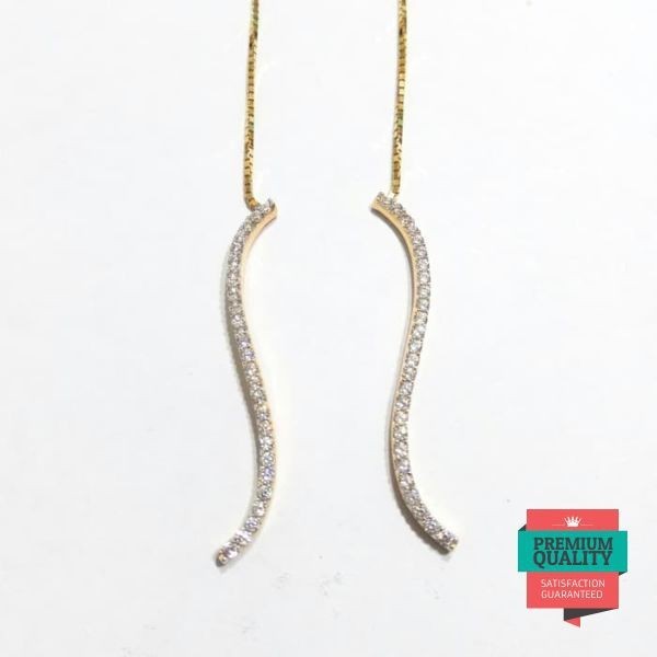 Terlaris Anting Mewah model panjang emas asli Keren