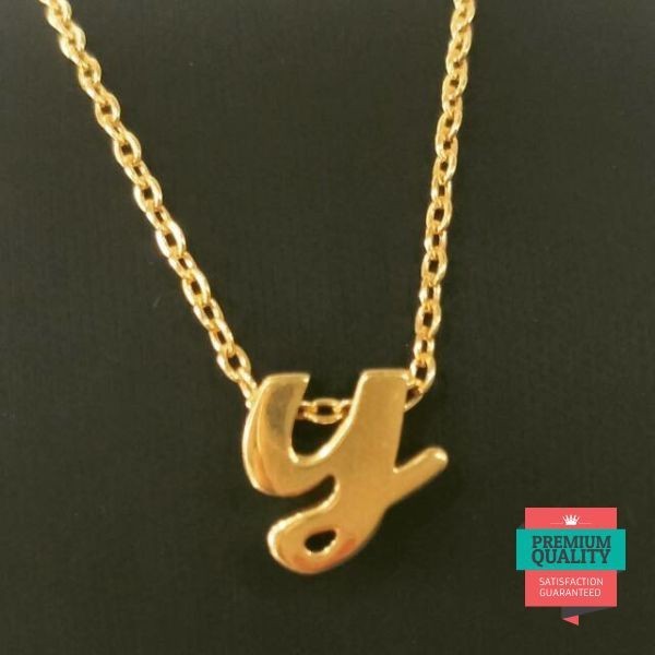 Promo Kalung nagita emas asli kadar 875 huruf y Keren