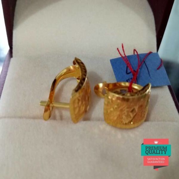Promo Anting emas asli dewasa kadar 875 Elegan
