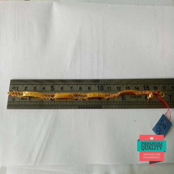 Promo Gelang emas aslinkadar 875 model plat fancy Elegan