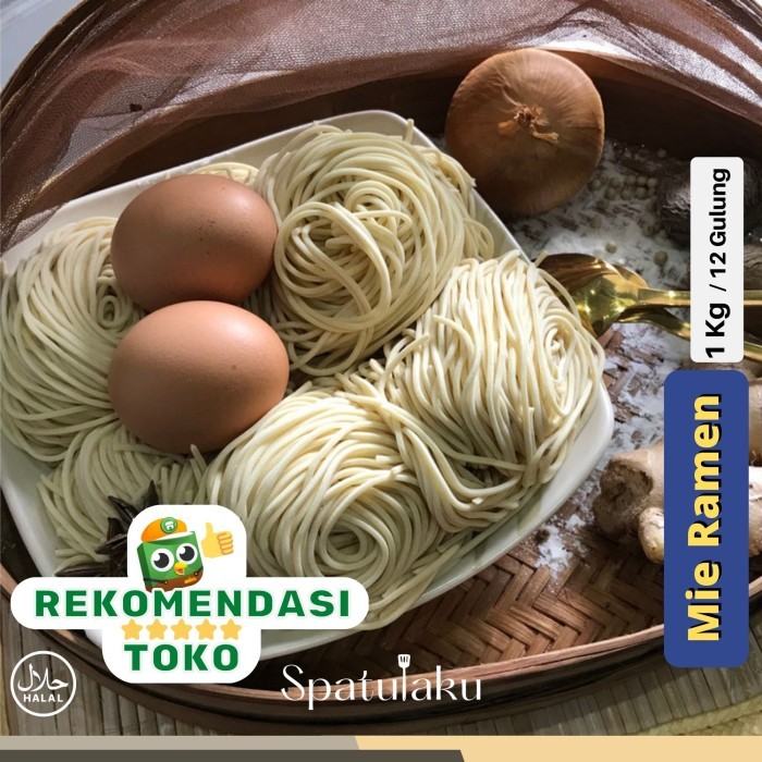 

MIE RAMEN Mentah / Japanese food / 1 kg isi 12 pc / Tanpa Pengawet