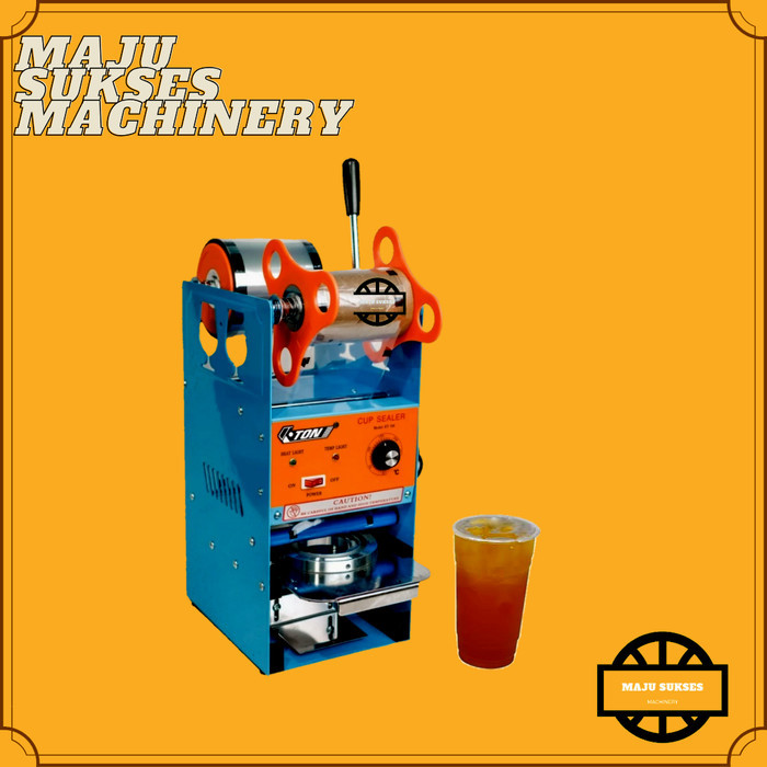 Cup Sealer Plastik Eton ET-D8/ Alat Press Manual Kemasan Teh Poci