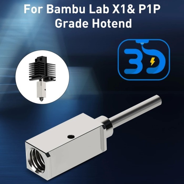Bambu Lab X1 P1P Hotend Heatbreak Replacement Throat 500