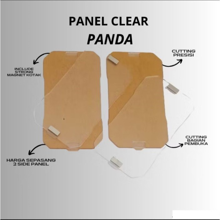 

PANEL AKRILIK CLEAR PANDA VEE2 TRANSPARANT TERMURAH