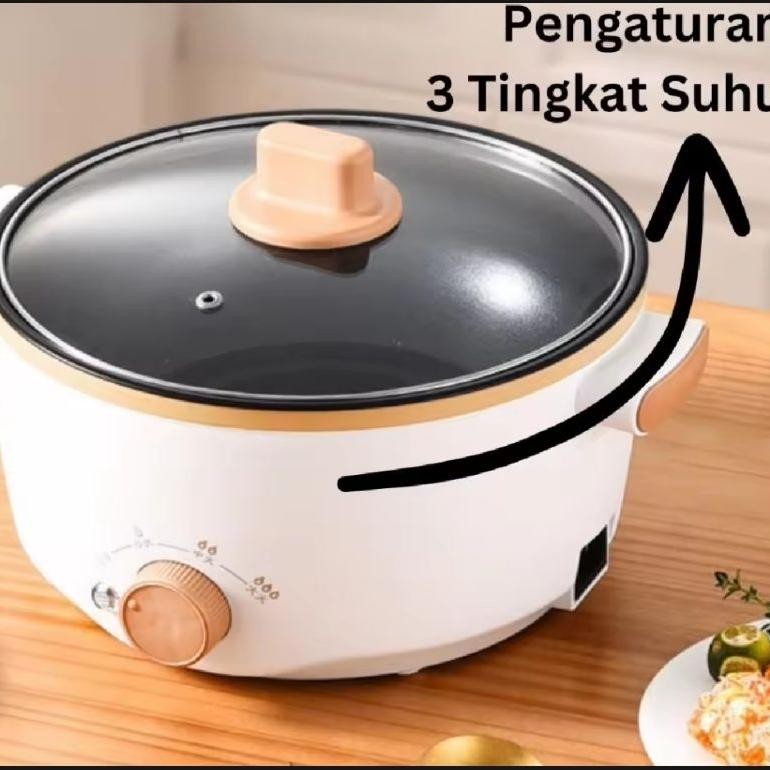 Panci Listrik Serbaguna Jumbo Multifungsi Ukuran 3L