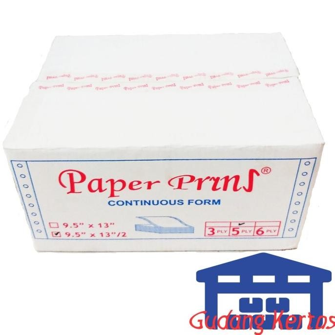 

TERBARU - CONTINUOUS FORM 91/2 X 13/2 5PLY PAPERPRYNS (BAGI 2)