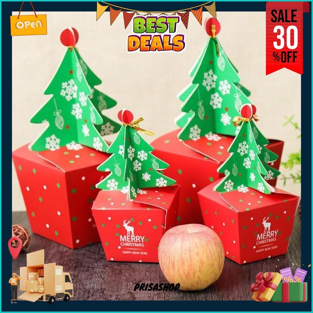 

Box Hampers Christmas / Box Hampers Natal Isi 5Pcs Cod