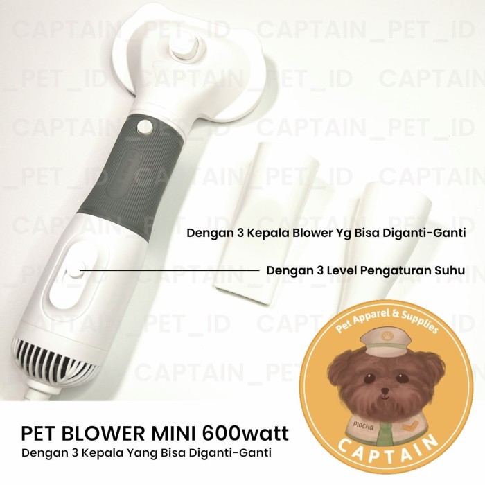 READY PET BLOWER 600 WATT PENGERING BULU MANDI GROOMING ANJING KUCING