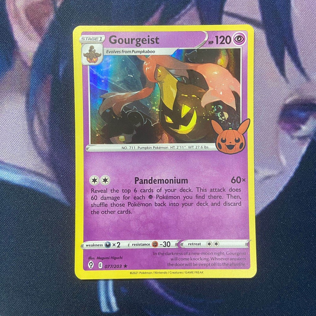 pokemon (EN) gourgeist trick or trade -  077/203 - Holo Rare