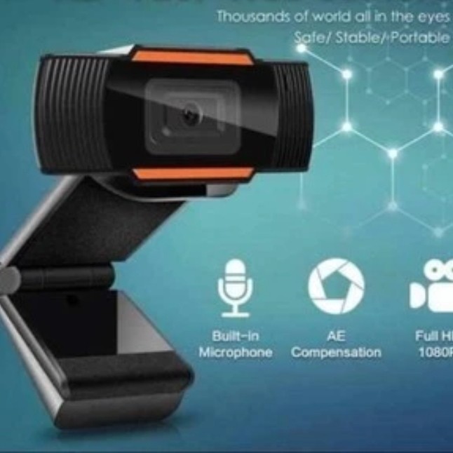 Promo Webcam Web Kamera Untuk Pc Laptop Video Conference 1080P Dengan Mic Terbaik