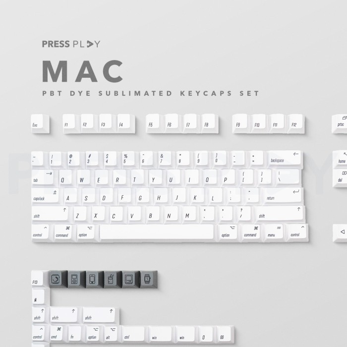 Diskon Mac Pbt Dye Sub Keycaps By Press Play