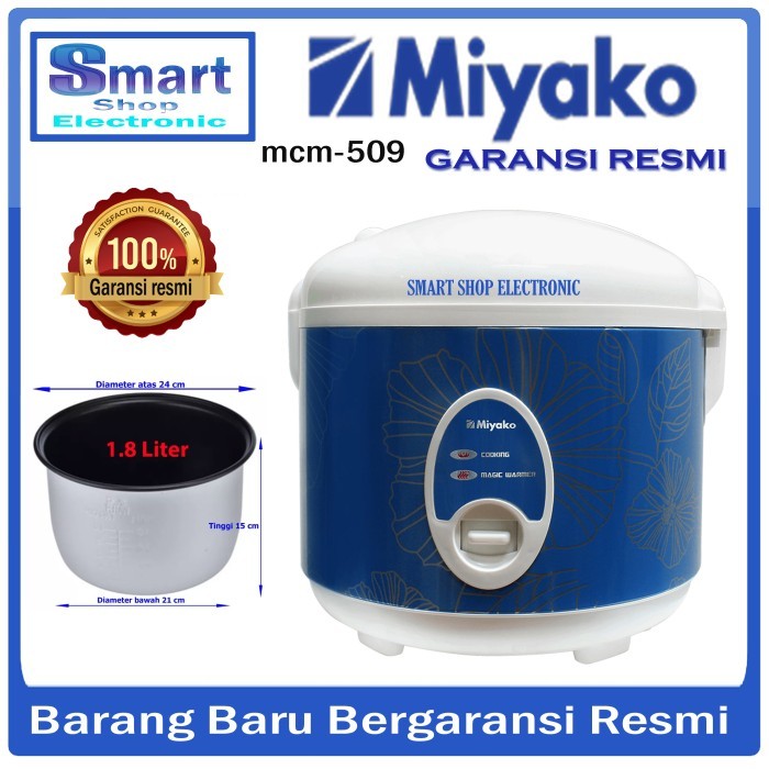 Magic com miyako 1.8 Liter / Miyako magic com mcm-508 1.8 Liter