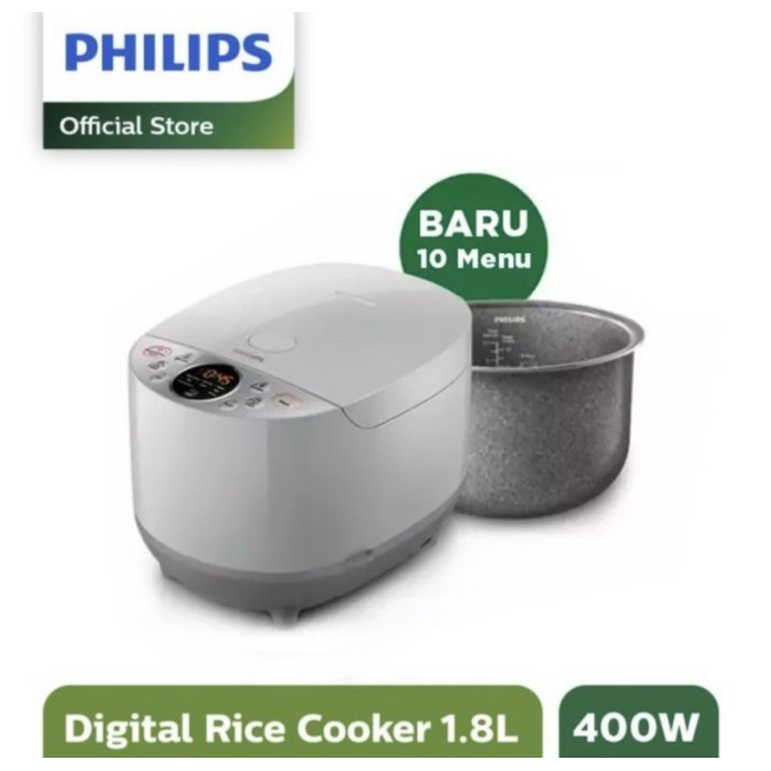 Rice Cooker Philips 1,8 liter HD 4515 Fuzzy Logic Rice Cooker