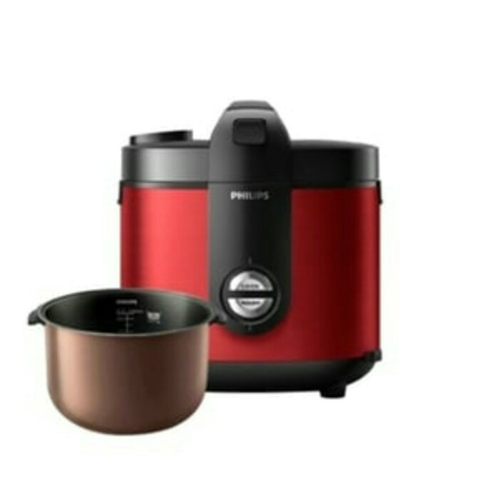Rice cooker philips/magiccom philips HD3132/32 2liter 3in1 merah